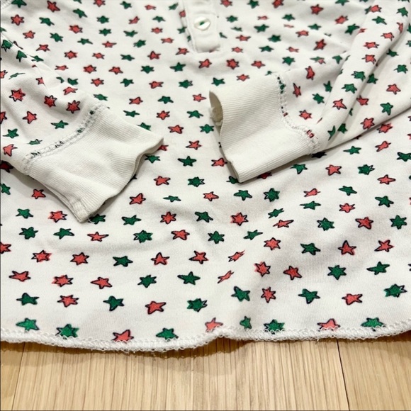 Roller Rabbit Kids Starry Night Christmas Holiday Pajamas Set White Red Green 2T - Picture 6 of 16